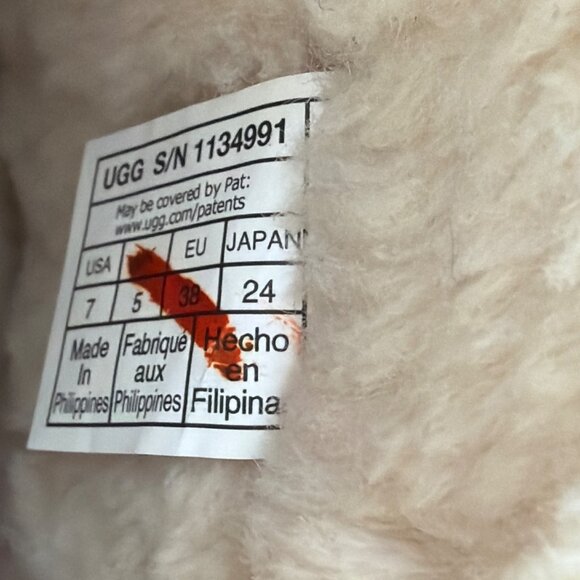 UGG Classic Mini Platform Chestnut Suede Boots Women Size 7 - Picture 10 of 11